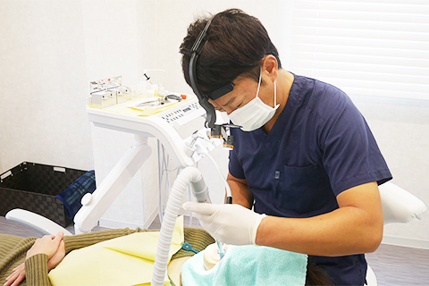 千葉市花見川区・南花園歯科医院・痛みを少なく、天然の歯を守る治療